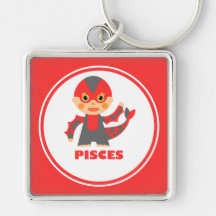 Pisces is my Zodiac Sign Key Chains