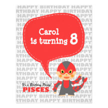 Pisces Kids Party Invitation