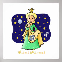 Pisces Princess Posters