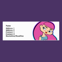 Pisces Profile Card business cards