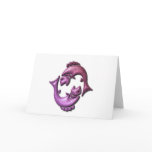 Pisces Profile Greeting Card