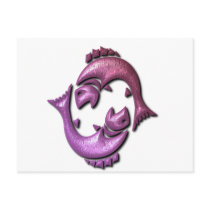 Pisces Profile Postcard