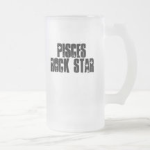 Pisces Rock Star Mugs