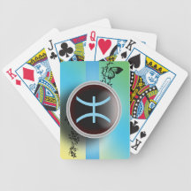 Pisces Sign Playing Cards
