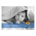 Pisces the Fish Photo Birth Announcement