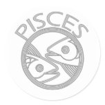 Pisces the Fish Stickers