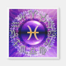 Pisces (the fish) Zodiac Sign Magnet