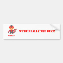 Pisces Zodiac for kids Bumper Sticker