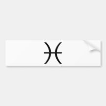 Pisces - Zodiac Sign Bumper Sticker