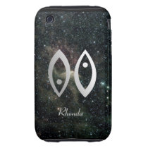 Pisces Zodiac Star Sign Universe Tough Iphone 3 Cases