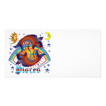 Pisces-Zodiac-V-1 Personalized Photo Card