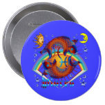 Pisces-Zodiac-V-1 Pinback Button