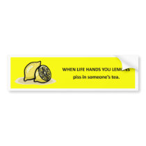 piss-in-someones-tea bumper stickers