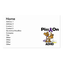 Piss On ADHD Business Card Template