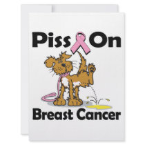 Piss On Breast Cancer Invite