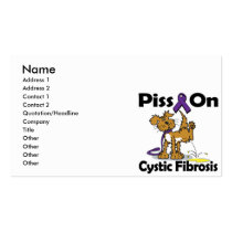 Piss On Cystic Fibrosis Business Card