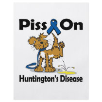 Piss On Huntingtons Disease Full Color Flyer
