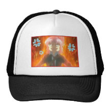 Pissed off mesh hat