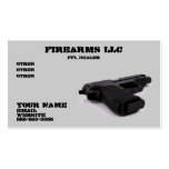 Pistol Gun Business Card