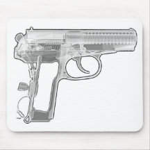 pistol x-ray mousepads
