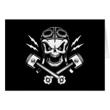 Piston Pistoff II Greeting Cards