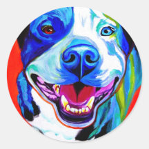 Pit Bull #5 Stickers