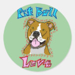 Pit Bull Love Sticker