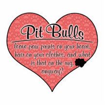 Pit Bull Paw Prints Dog Humour Acrylic Cut Outs