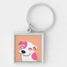 Pit Bull Puppy Key Chain
