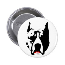 Pit Bull with Lipstick Pin