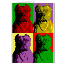 PIT BULLS GREETING CARDS