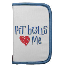 Pit Bulls Love Me Folio Planner