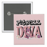 Pitbull DIVA Pinback Buttons