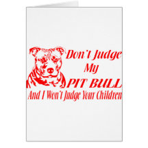 PITBULL DON'T JUDGE CARD