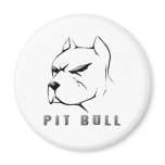 Pitbull draw fridge magnets