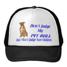 PITBULL JUDGEMENT TRUCKER HATS