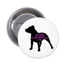 Pitbull Love Pinback Buttons