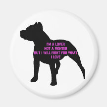 Pitbull Love Refrigerator Magnets
