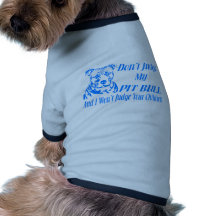PITBULL NE JUGENT PAS TEE-SHIRTS POUR CHIEN