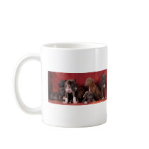Pitbull puppy heaven coffee mug