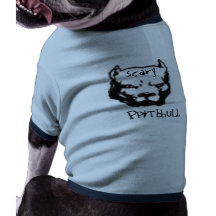 PITBULL-Visage, PitBull, effrayant T-shirt Pour Chien