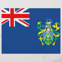 Pitcairn Islands Flag Custom Flyer