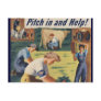 Pitch in and Help Join the Women's Land Army Postcards