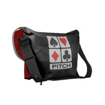 Pitch Player custom messenger bag