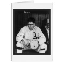 Pitcher Bender Athletics Baseball 1910 Greeting Cards