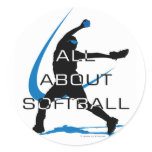 Pitcher Side copy Round Stickers
