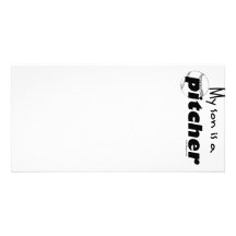 Pitcher (Son) Personalized Photo Card