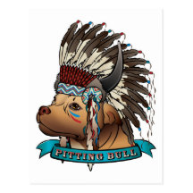 Pitting Bull Postcard