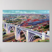 Pittsburgh Pennsylvania Lincoln Highway Print