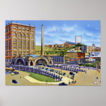 Pittsburgh Pennsylvania Railroad Station Posters